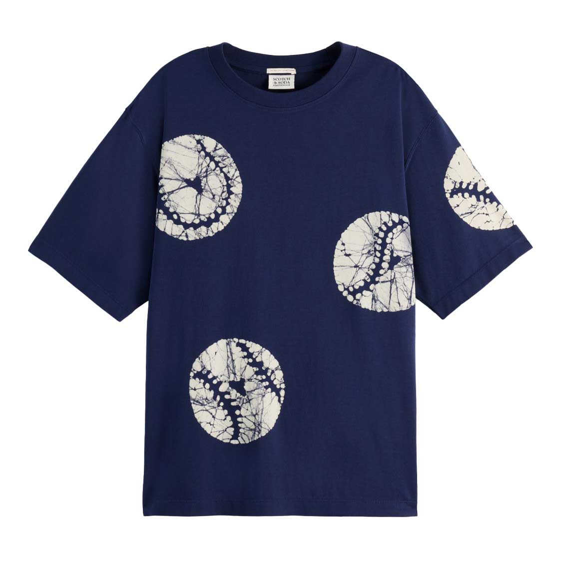 Scotch & Soda Batik Baseball Loose T-Shirt